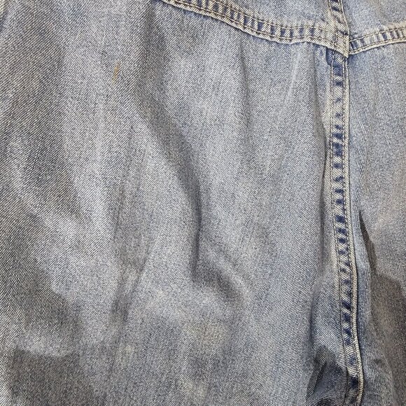 Vintage Levis 966 Jeans Womens 10M 31x30 Wide-Leg Light Baggy Red Tab 90s Y2K - Picture 13 of 14